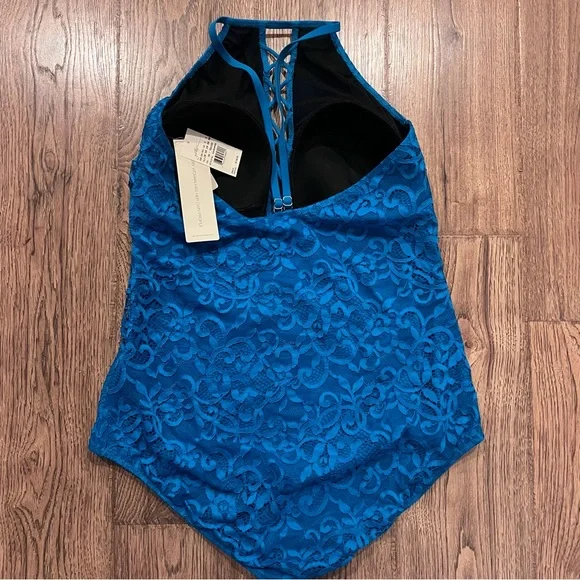 NWT Gottex Lycra Extra Light Lace Swim 22W